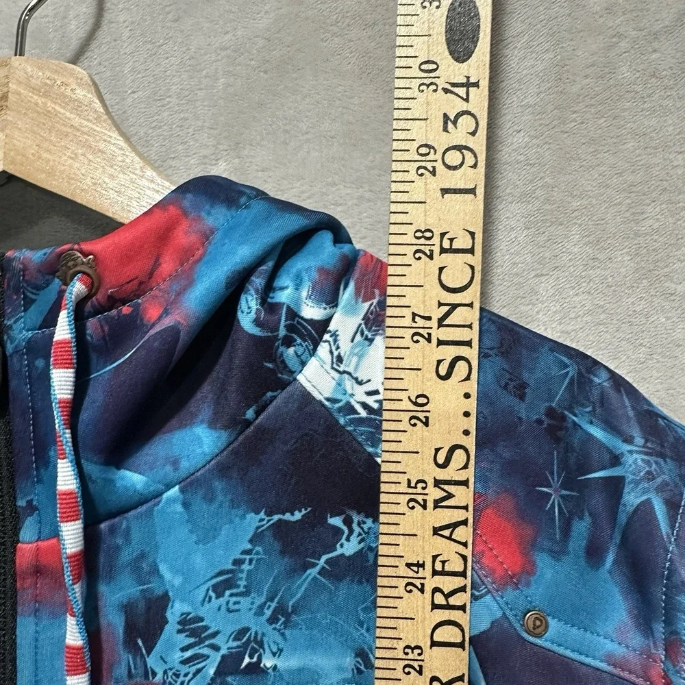 The North Face Cryptic Apex Men's M Halo Camo Hooded Jacket Full Zip Pocket Logo